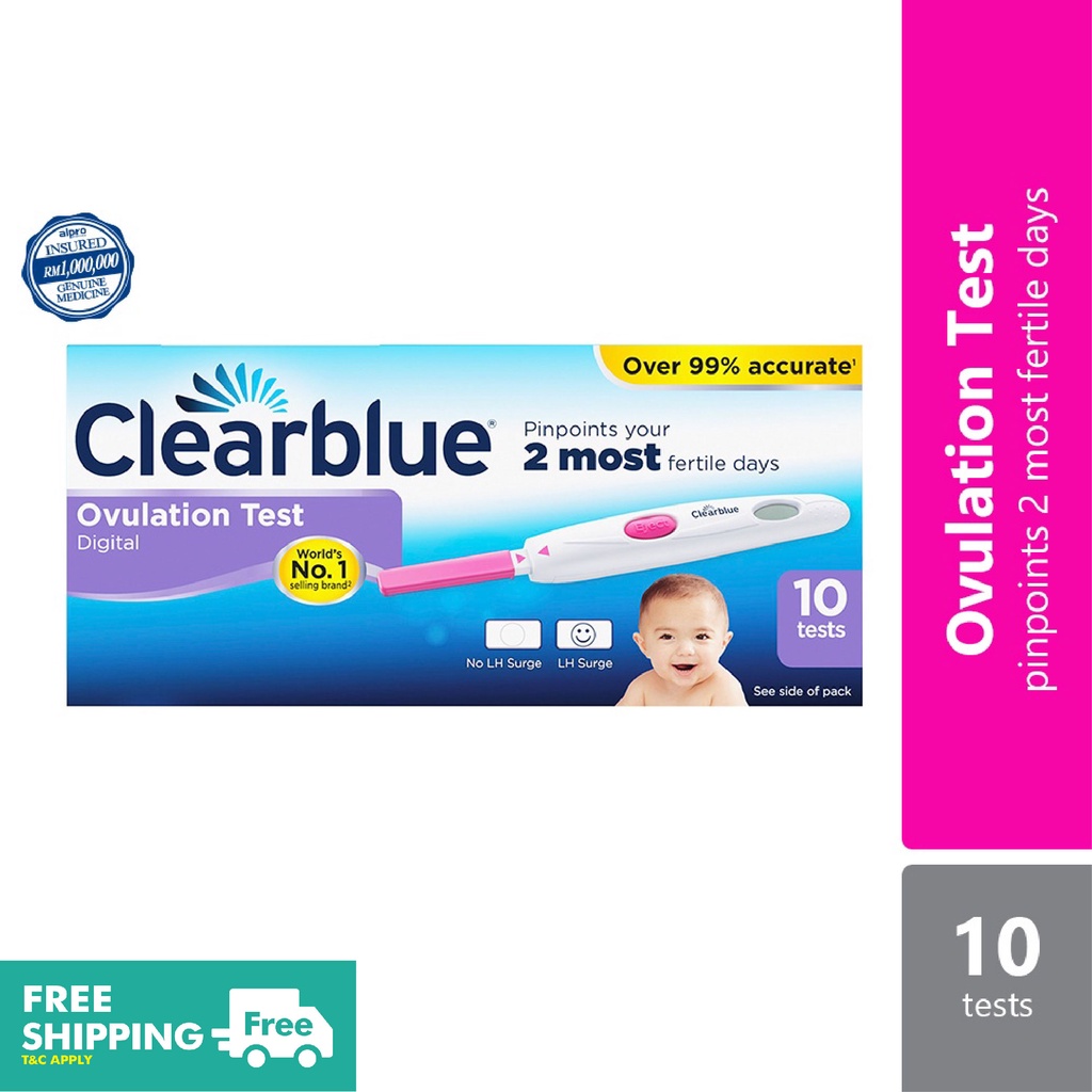Clearblue Digital Ovulation Test (10 test) Shopee Malaysia