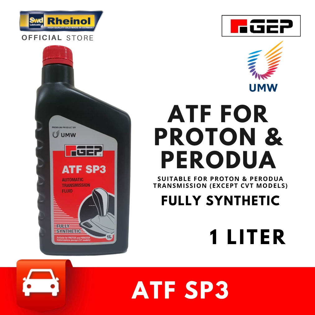 UMW GEP SP3 Fully Synthetic Automatic Transmission Fluid ATF (1L