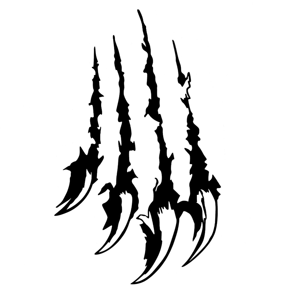 Sharp Monster Claw Sticker Decal Car Hood Sticker Claw Vinyl Decal for ...