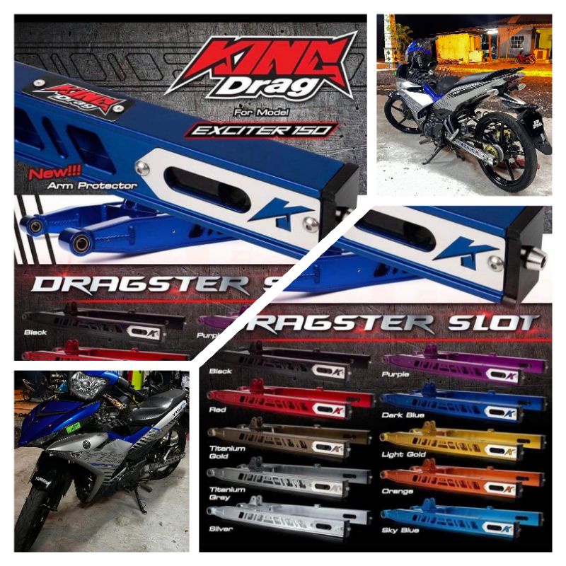 Y15zr V1 V2 Swing Arm Dragster Slot Yamaha Y15 Y15z Ysuku Pnp Lc135 Kena Mody Kingdrag Arm 2418