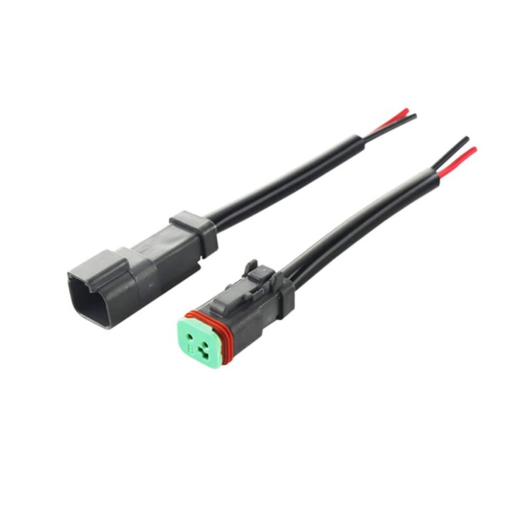 Byteology6 Deutsch DT 2-Pin Pigtail Kit – 14AWG Pure Copper Wire, 30cm Length