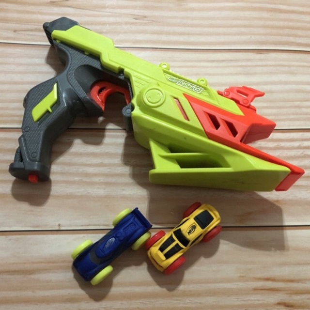 serious USED NERF nitro duel fury longshot smash racing car launcher foam blaster Shopee Malaysia