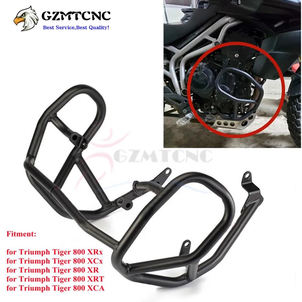 Autocollants Protection Réservoir Moto Triumph Tiger 800 – Paire En Cuir Antidérapant – Pour XR, XRX, XRT, XCX, XCA, XC (2015-2020) – Décoration Et Protection Genoux