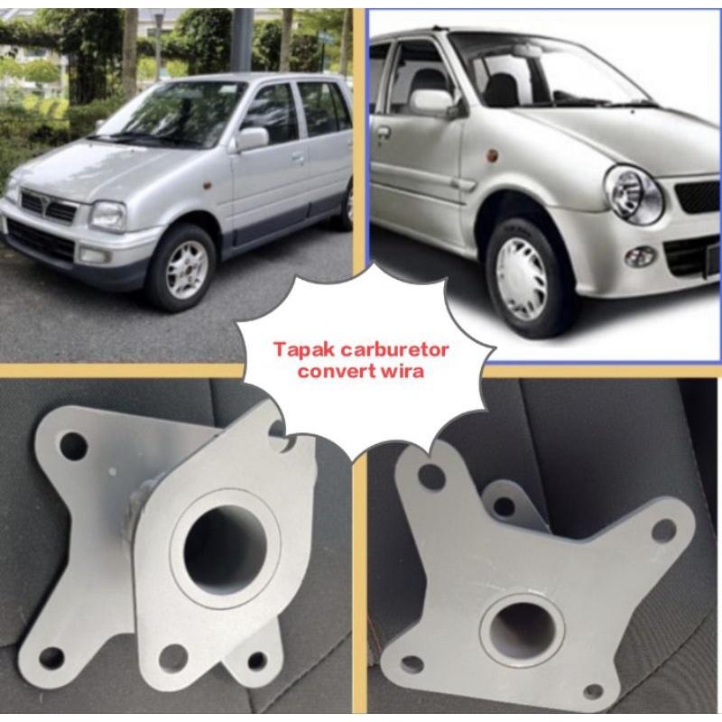 Ready Stock Tapak/Adapter KANCIL pnp carburetor wira iswara 12v