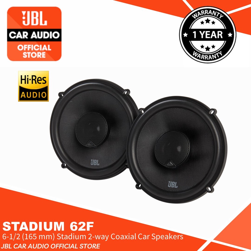 JBL STADIUM 62F [HiRes AUDIO] 2way Coaxial Car Speakers Shopee