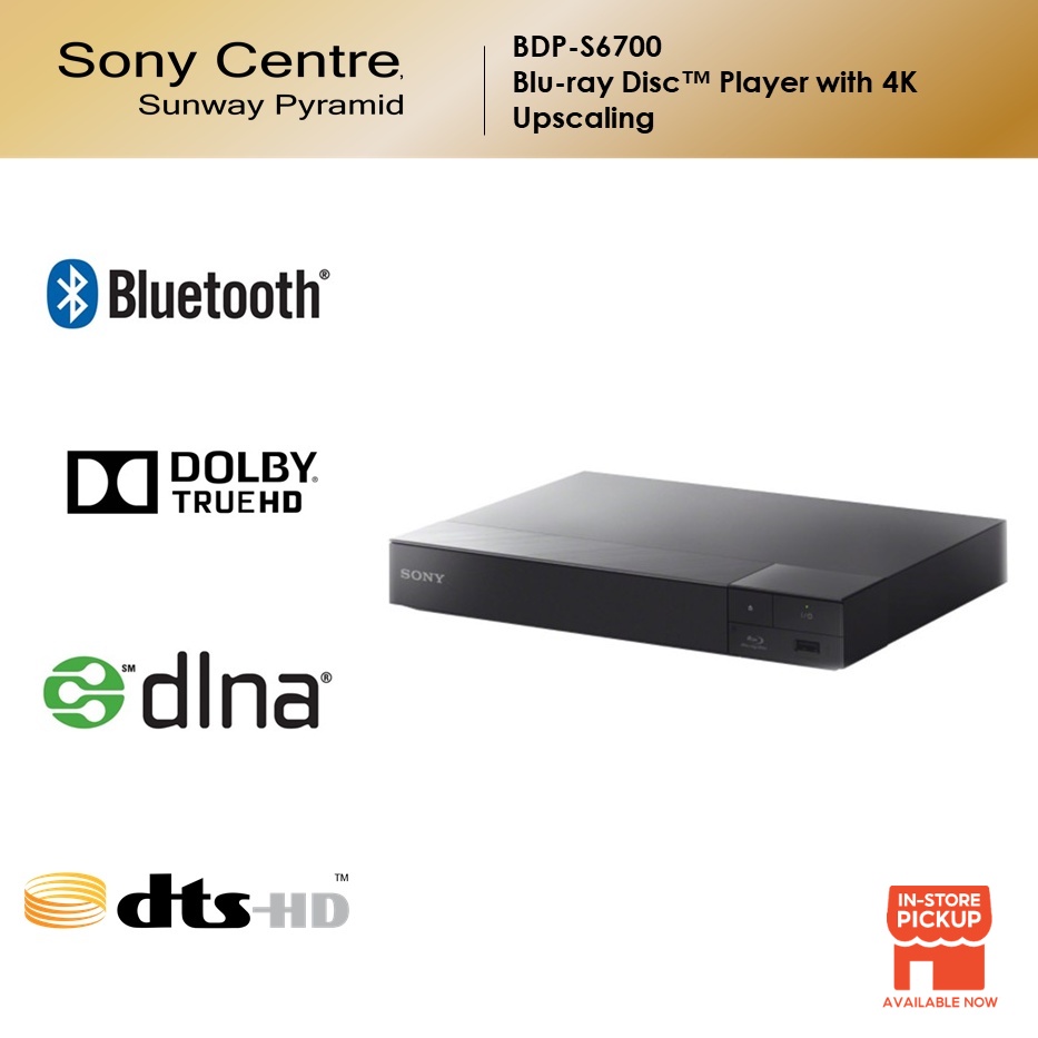 Sony BDP-S6700 Blu-ray Disc Player with 4K Upscaling | Shopee Malaysia