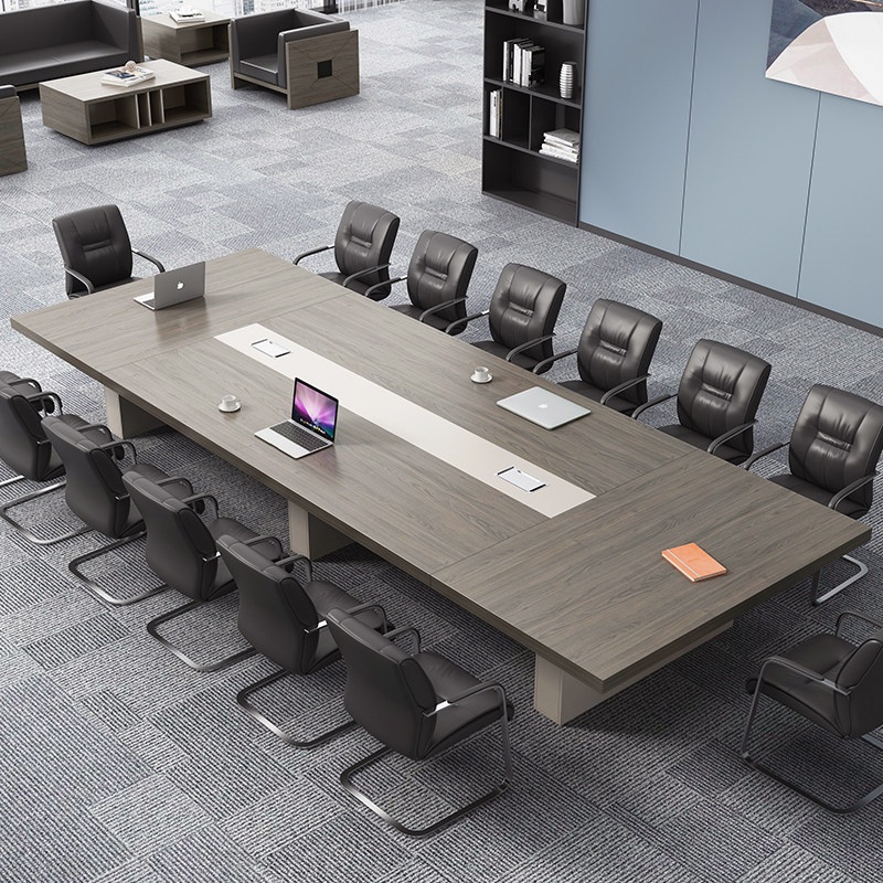 Company conference table, long table, meeting room table and chair