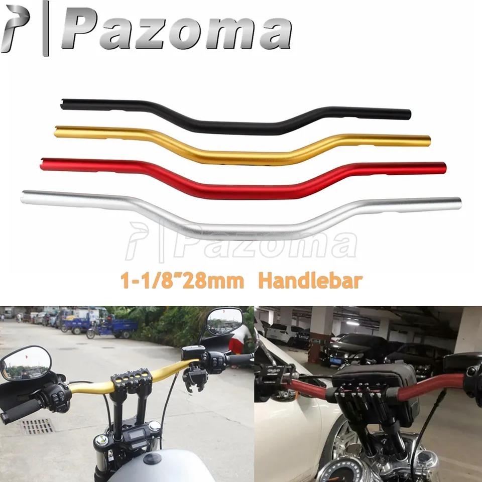 CNC 28mm Handlebar Steering Wheel Bars For Harley Sportster Dyna