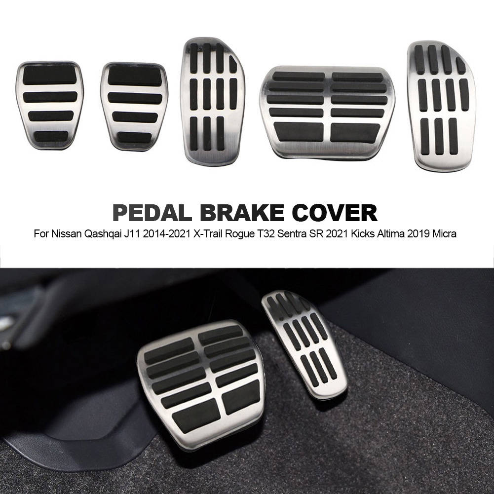 2/3Pcs Gas Brake Pedal Pads Cover for Nissan Qashqai J11 20142021 X