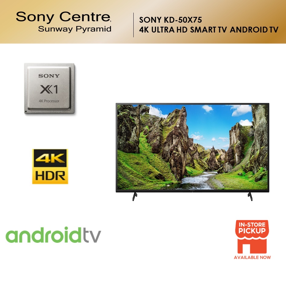 SONY BRAVIA KD X75 4K Ultra HD High Dynamic Range HDR Smart TV