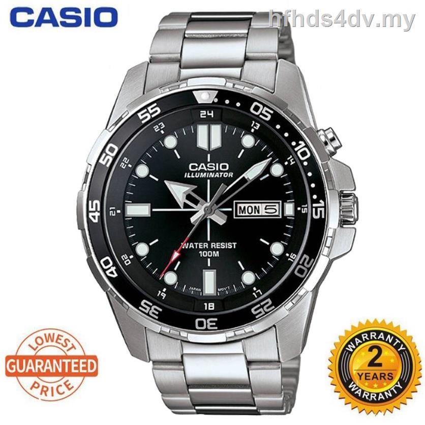 UT Ready Stock Cassio Edifice MTD1079 DY Chronograph Men Watch Silver Stainless Steel Band Jam Tangan Lelaki Shopee Malaysia