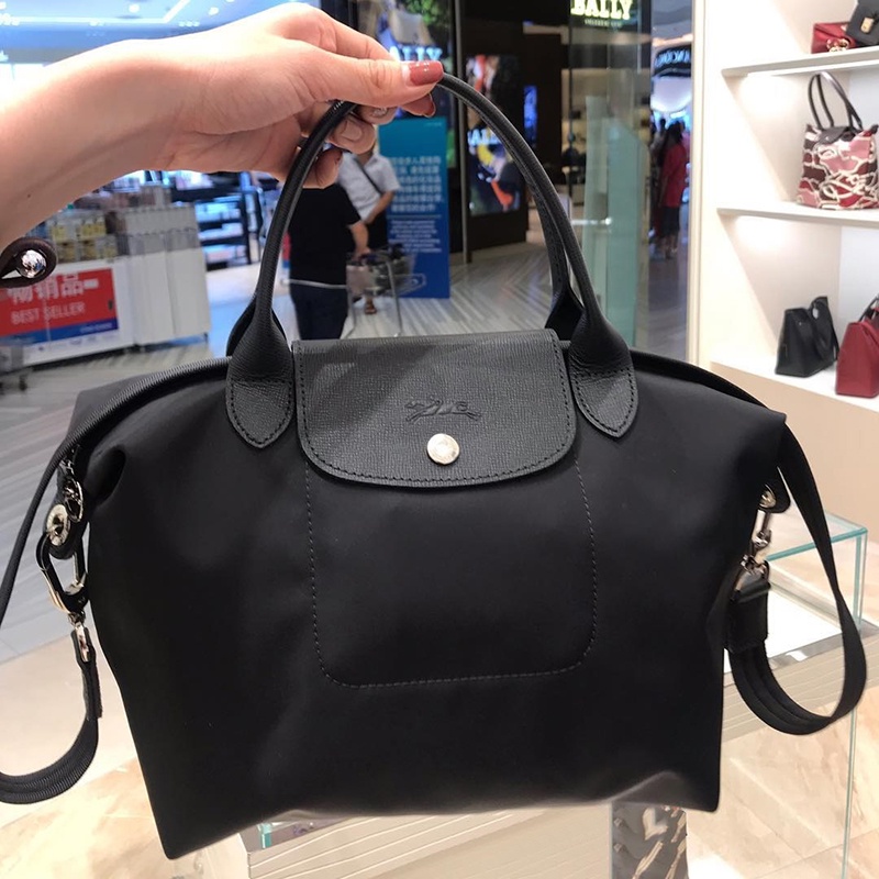 Original Longchamp Le Pliage Neo Women's Nylon Hobo Bag S/M Short