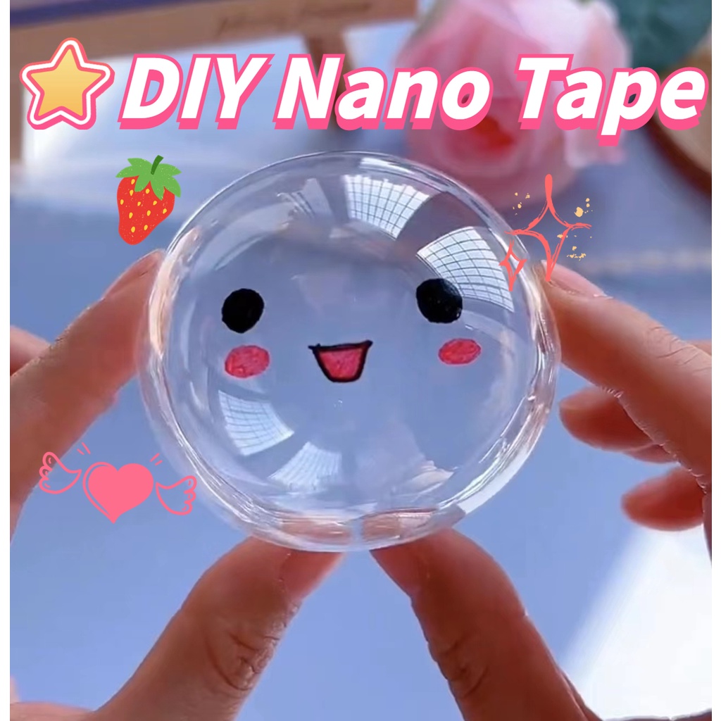 2023 DIY Nano Tape Blow Bubble Ball Sanrio Kulomi Clear