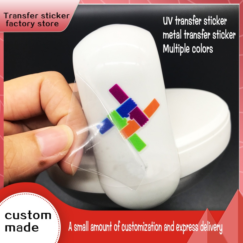 UV Transfer Sticker Crystal Label Pressure Sensing Glass Cup Cosmetic ...