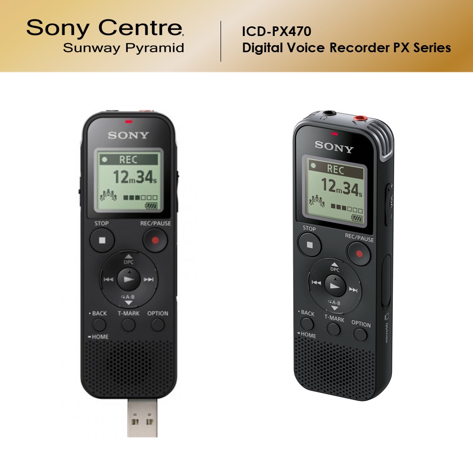 Sony ICDPX470 Digital Voice Recorder 4GB PX Series PX470