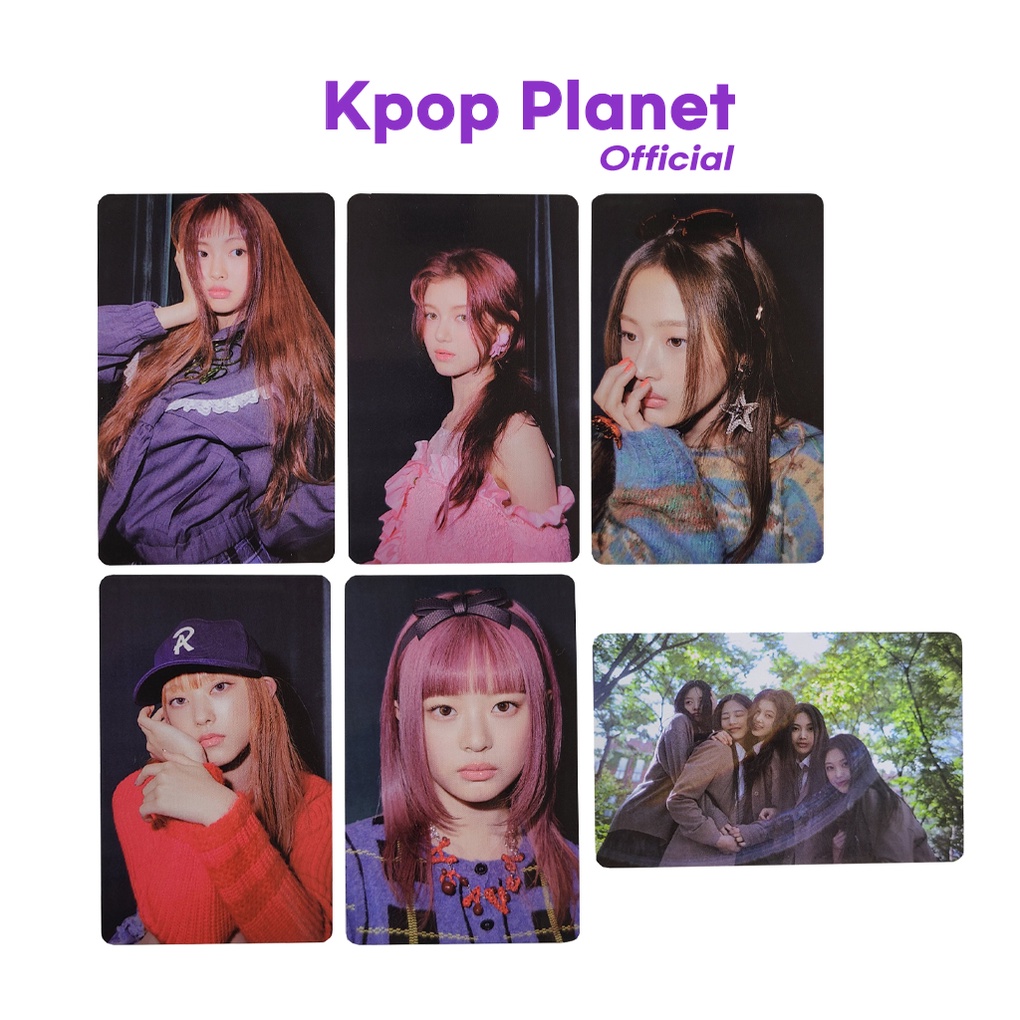 NewJeans [OMG] Weverse POB Photocard+Card Sleeve+Top Loader | Shopee ...