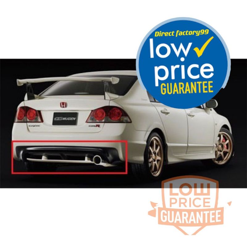 Honda Civic Fd Type R Mugen Rear Diffuser Shopee Malaysia