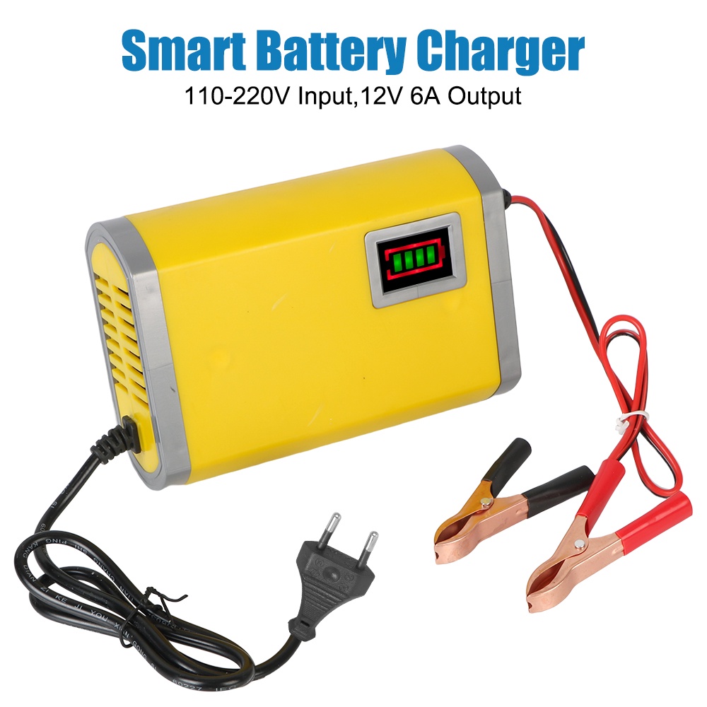 AC 110220V Input For 20AH/60AH/80AH Lead Acid Batteries DC 12V 6A