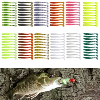 10pcs/lot Soft Lures Artificial Silicone 3.5cm/0.4g Root Fishing