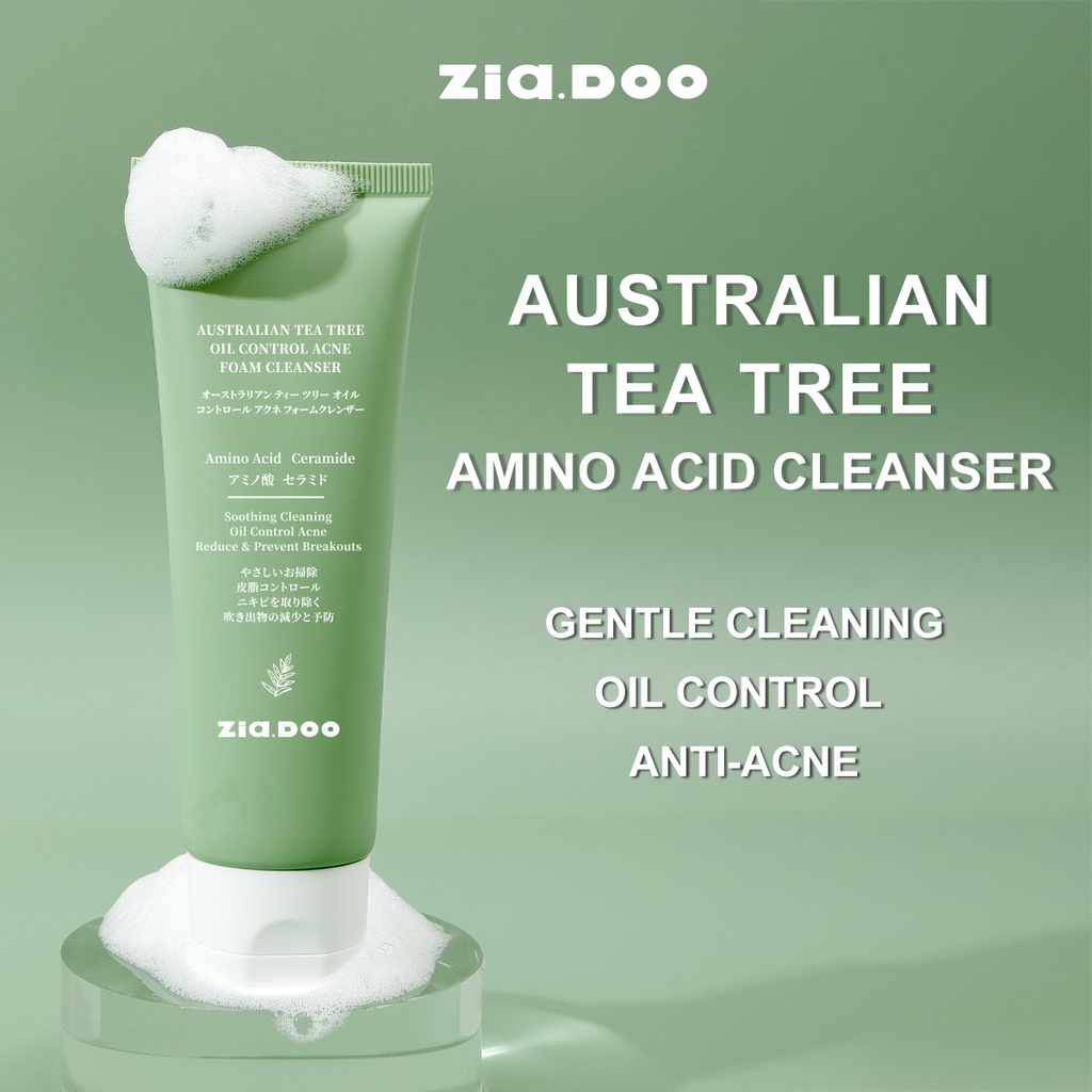 ZIA.DOO Low PH Amino Acid Cleanser 80g Gentle Cleanser Pore Cleaning