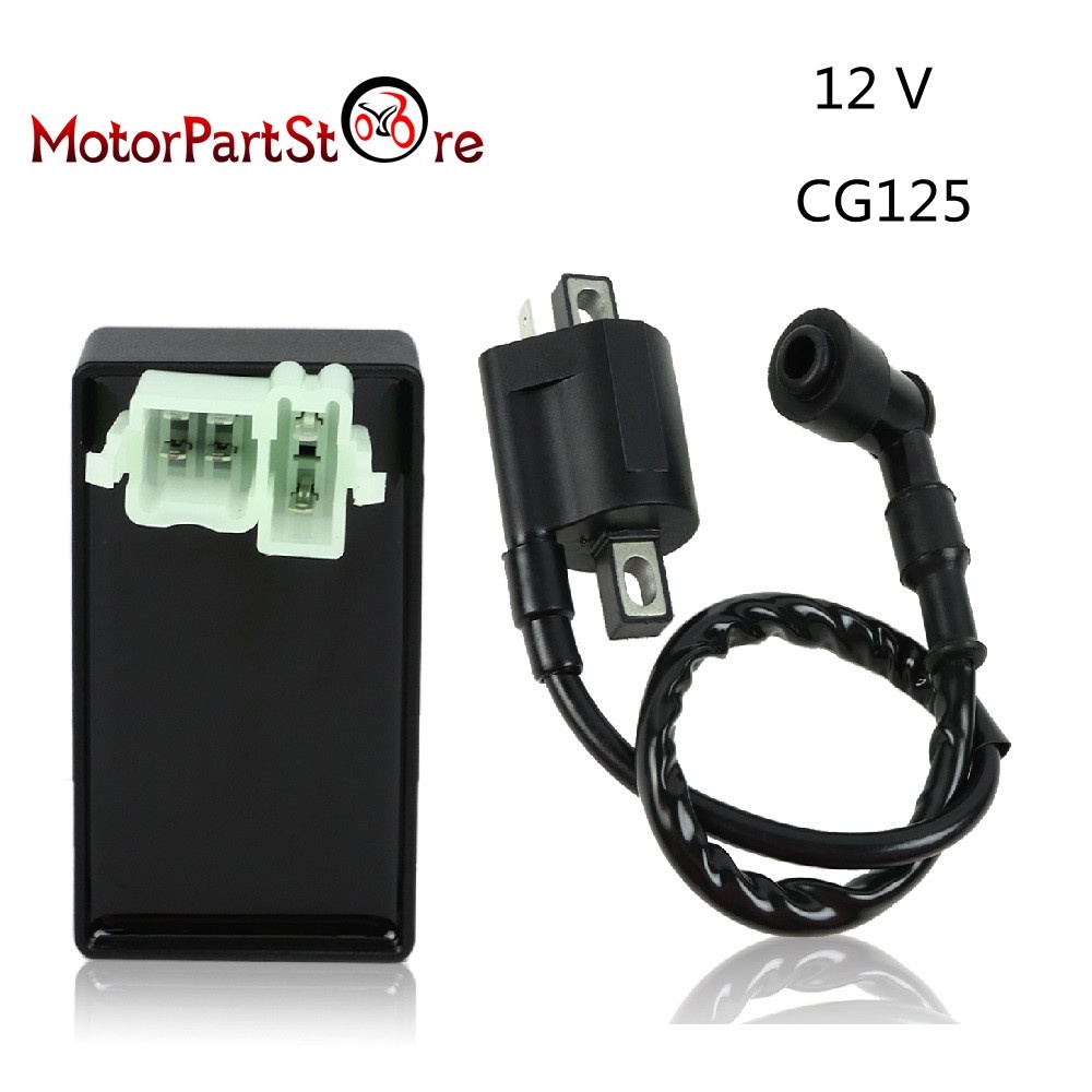 6pin AC CDI Box Ignition Ignitor Coil For Honda CG125 ZJ125 90cc 125cc