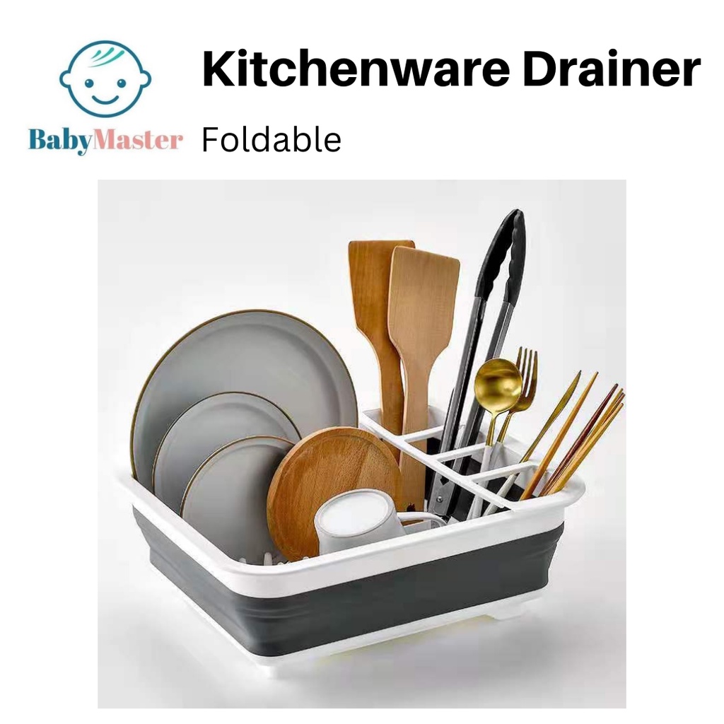 Foldable Dish Rack Foldable Dish Rack Kitchen Drainer Tool Bowl ...