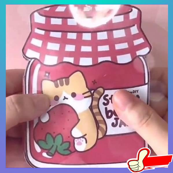 stress ball squishy mainan viral Pinch the Meow in Strawberry Jam ...