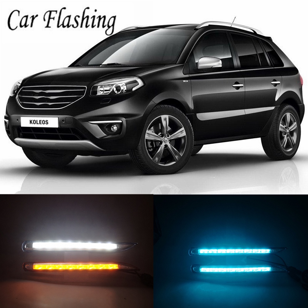 Car Flashing For Renault Koleos 2011 2012 2013 2014 Car LED DRL Driving ...