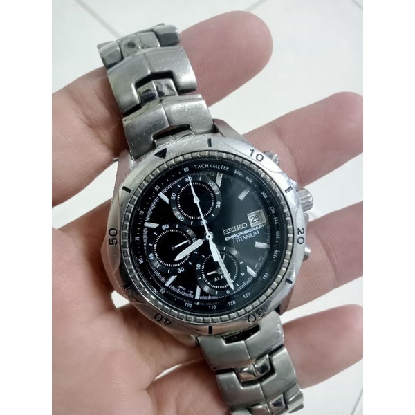 SEIKO CHRONOGRAPH TITANIUM Shopee Malaysia