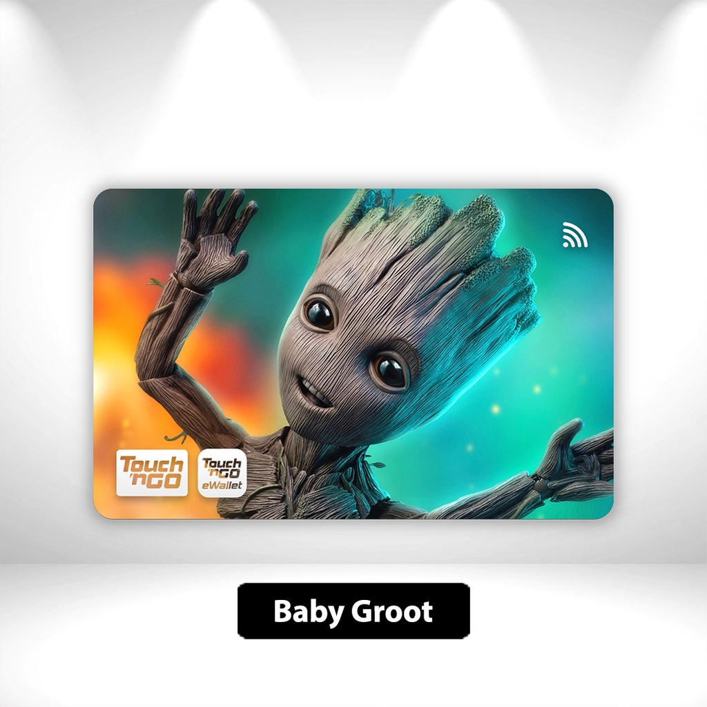 [MARVEL] Baby Groot - Sticker Touch n Go TNG NFC CHIP Card Skincard by ...