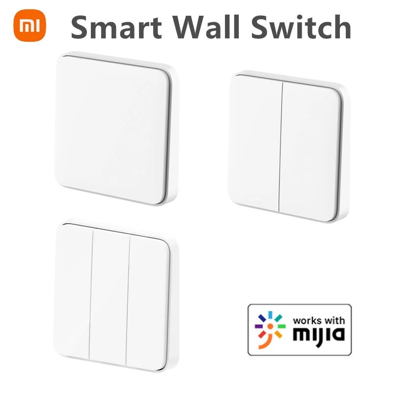 New Xiaomi Mijia Smart Wall Switch Live Line Version Wall Switch OTA