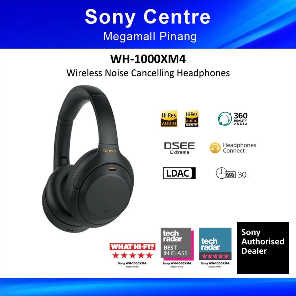 WH-1000XM4 Wireless Noise Cancelling Headphones ( WH1000XM4 1000xm4 ...