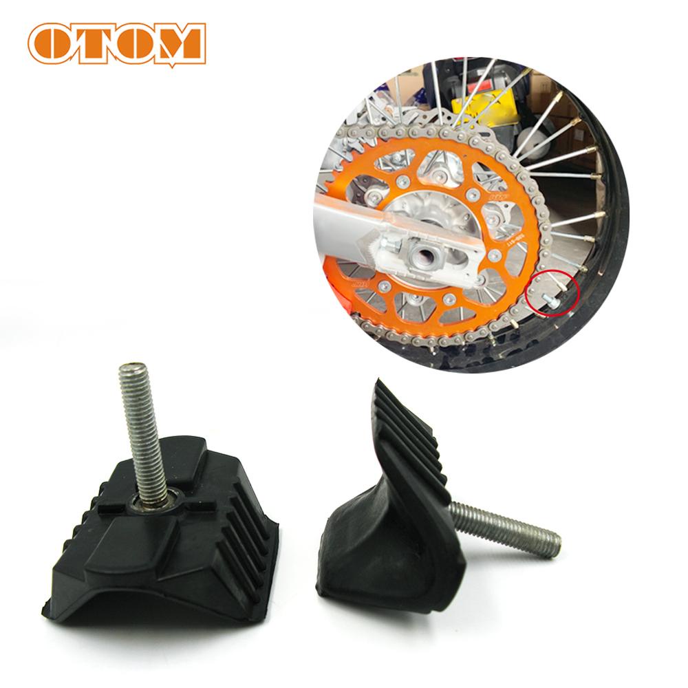OTOM Motorcycle Aluminum and Rubber Wheel Rim Lock Tyre Safe Pit Bike ...