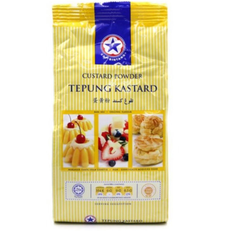 Tepung Kastard Custard Powder Cap Bintang Shopee Malaysia