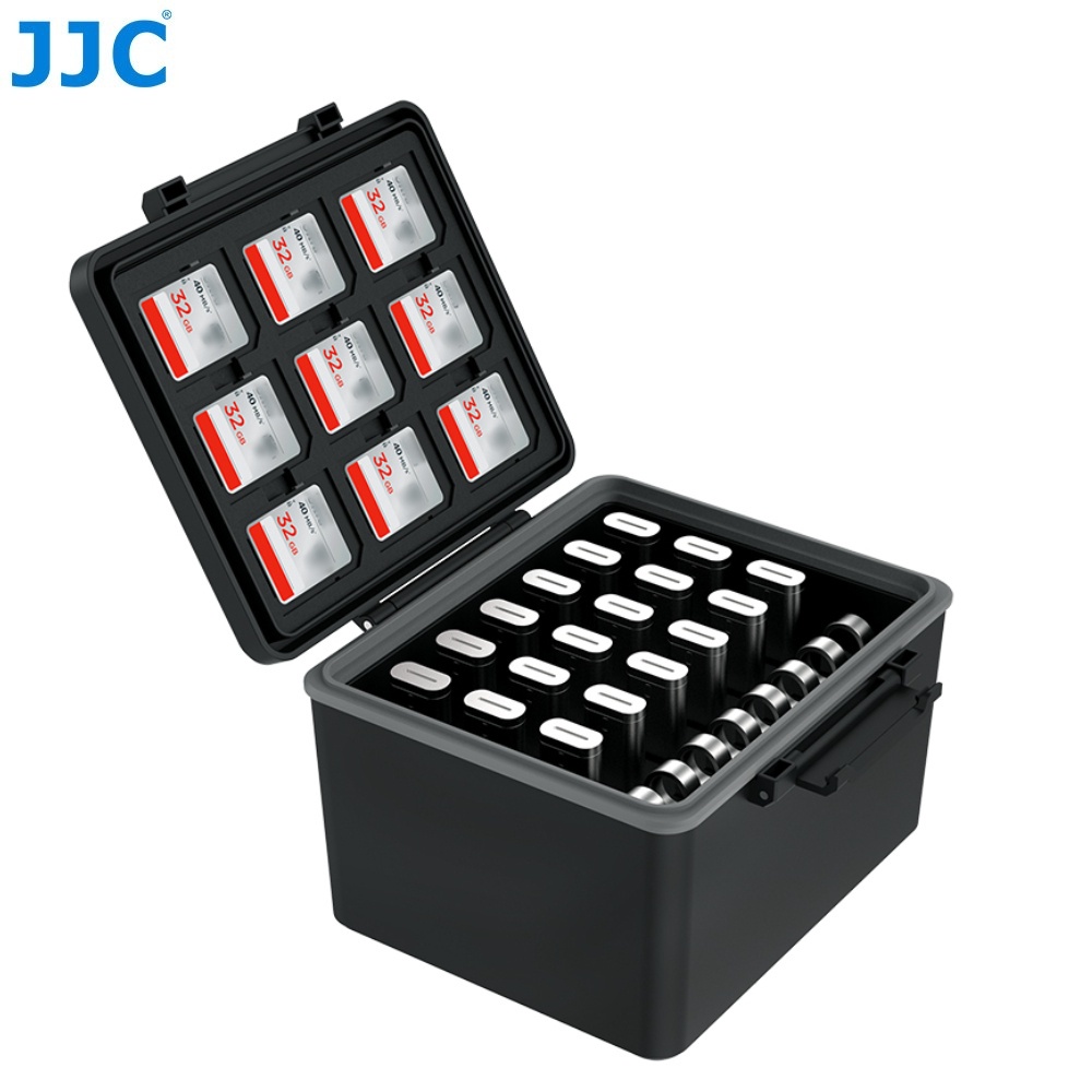 JJC USB Flash Drive & Memory Card Case Vertical Storage Protection Box