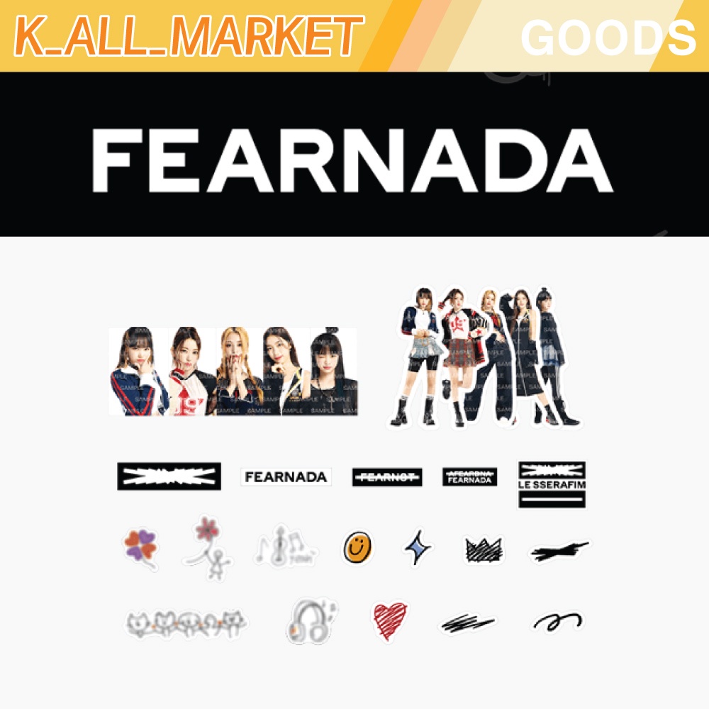 Lesserafim FEARNADA 2023 PHOTO CARD - K-POP・アジア