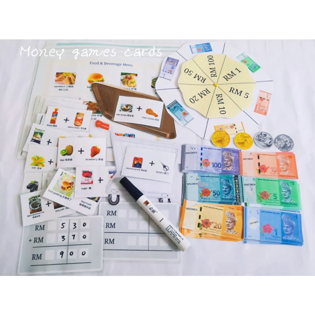 money & clock learning game - 学习钱币和时间 | Shopee Malaysia
