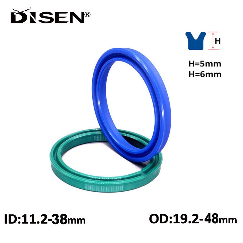 5PCS Polyurethane Hydraulic Cylinder Oil Seal Thickness 5mm 6mm UHS