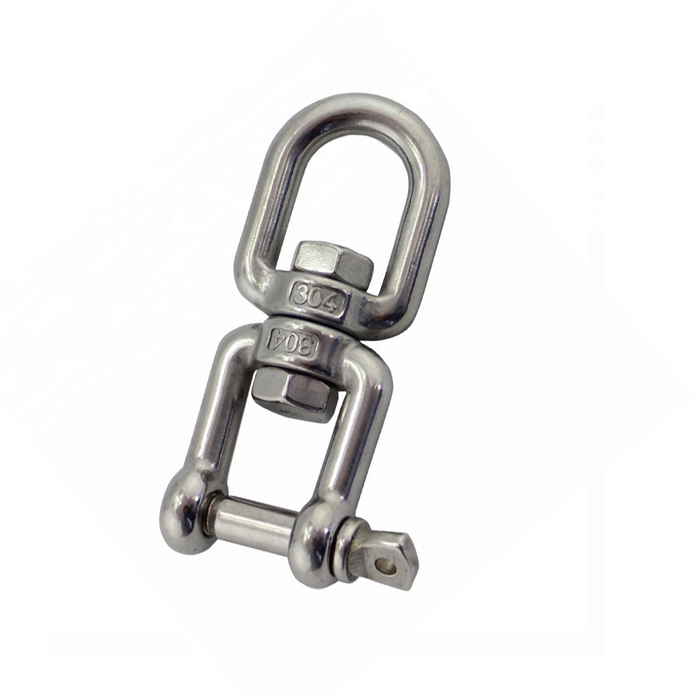1PCS 304 Stainless Steel Jaw And Eye Anchor Swivel 4mm 5mm 6mm 8mm 10mm
