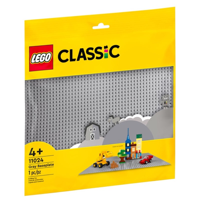 LEGO Classic 11024 Gray Baseplate | Shopee Malaysia