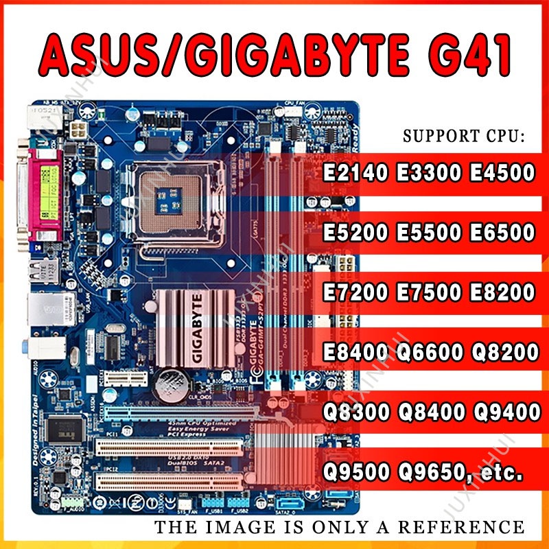 Asus P5G41TM LX G41MTES2L G41/GIGABYTE GAG41MTS2 G41 G31 Socket LGA