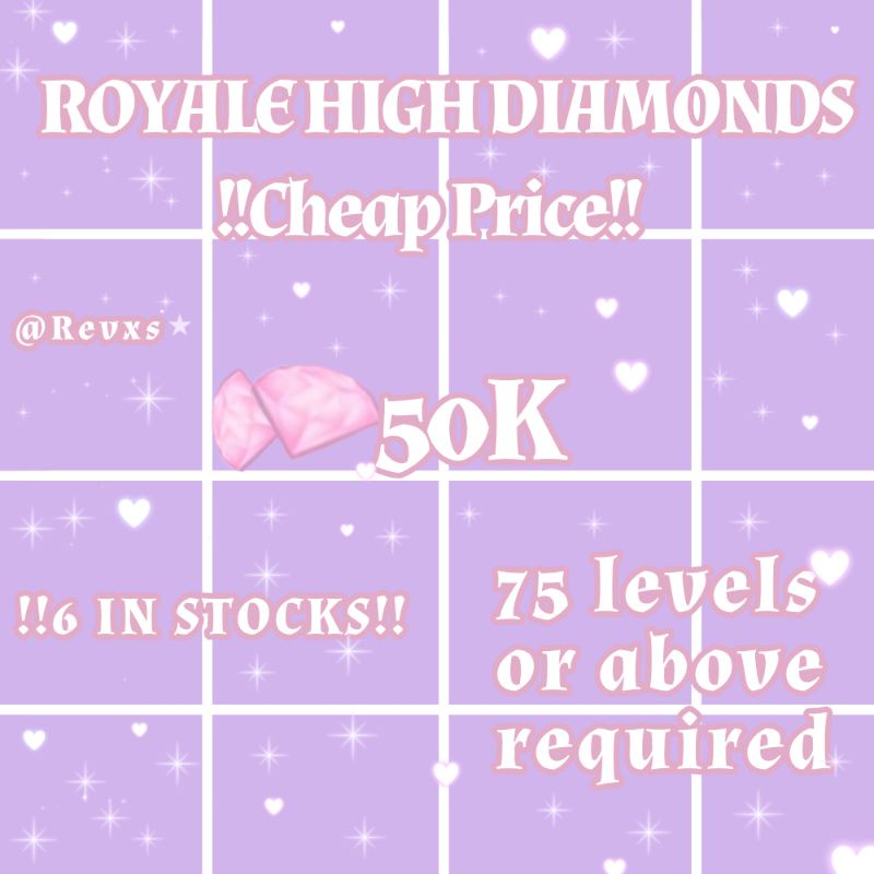 !!CHEAP ROYALE HIGH DIAMONDS!! Shopee Malaysia