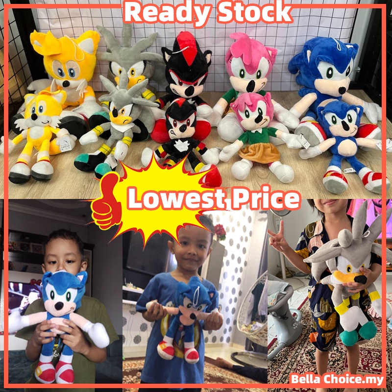 20cm48cm super sonic plush mainan sonic shadow anak patung sonic soft