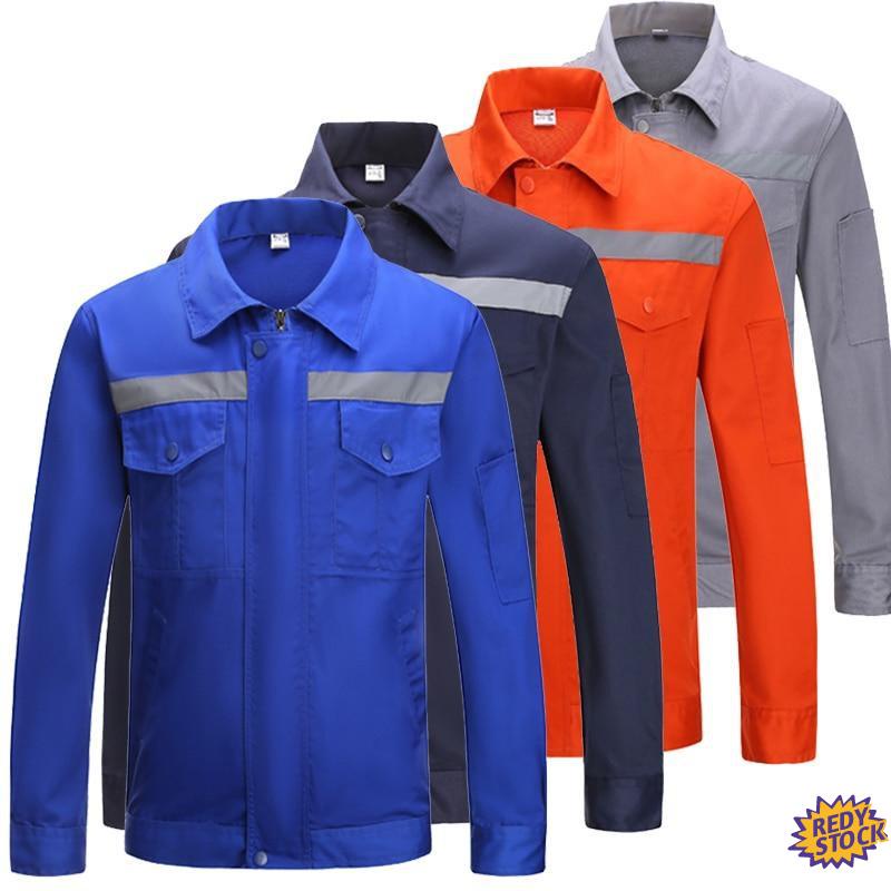 【Ready Stock】PPE Baju Safety Jacket Long Sleeve Men Women ...