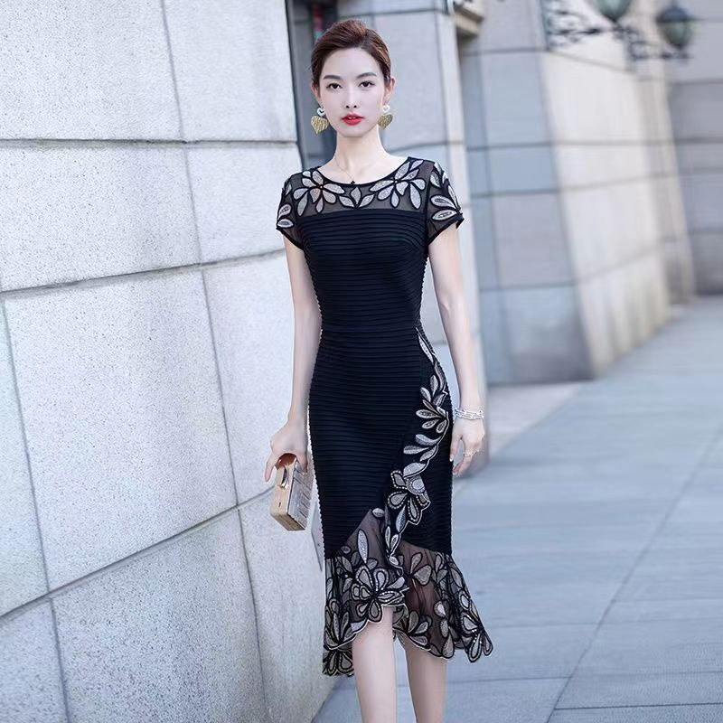 open lace back dress Zapaka Women Cocktail Dress Dark Green Off The Shoulder Ruffled Midi Bodycon Party Dress, Dark Green / US10