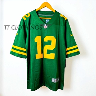 Packers #12 Aaron Rodgers Nike Away Limited Jersey 2XL White