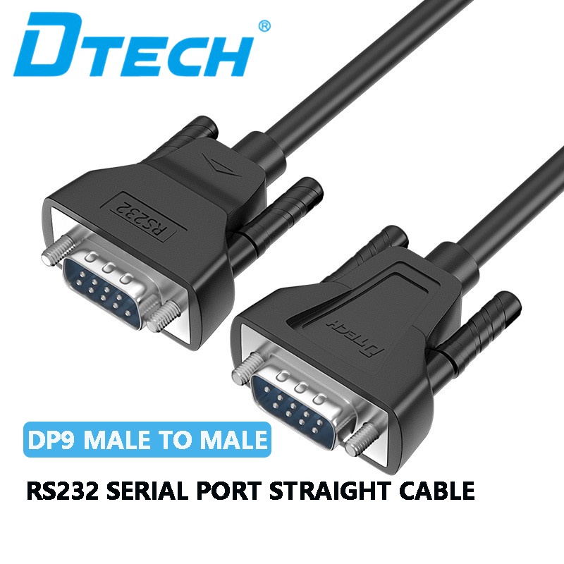 DTech DB9 9 Pin Serial Cable Male to Male RS232 Straight Through ...