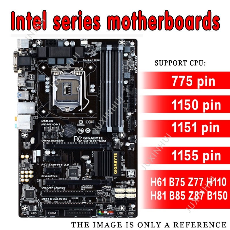 All Intel motherboards GIGABYTE/ASUS H61 / P61 / B75 / H77 / Z77 z77