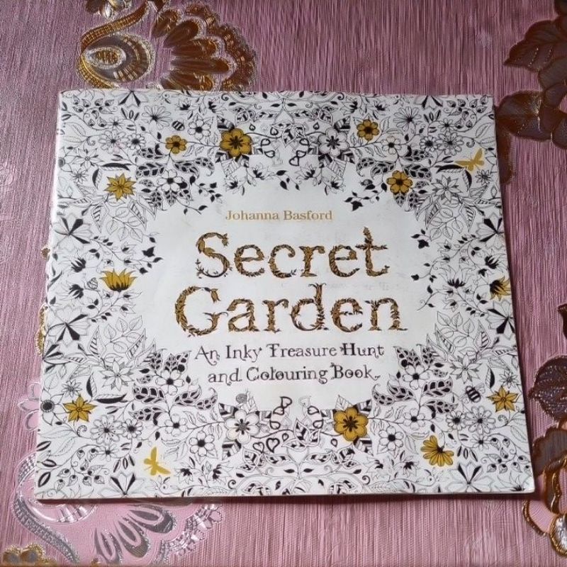 Secret Garden Colouring Book (Preloved Book) Shopee Malaysia