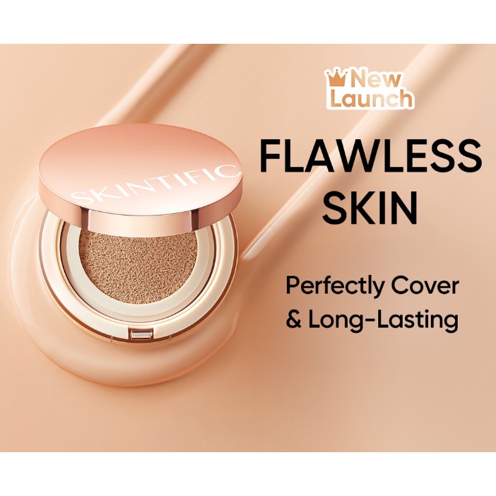 Skintific Cover All Perfect Cushion SPF35 PA++++ 11G (High Coverage